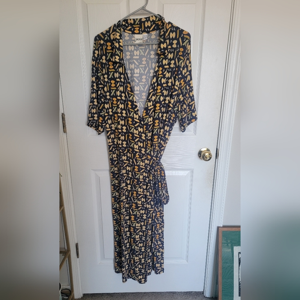 Joanie Pasta Maxi Wrap Dress